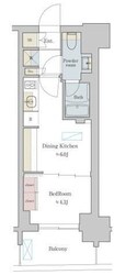 町屋駅 徒歩2分 8階の物件間取画像